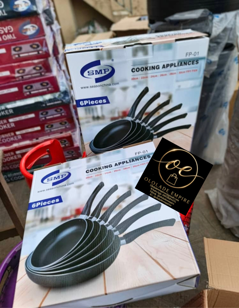 6-Piece Non-Stick Frying Pan Set