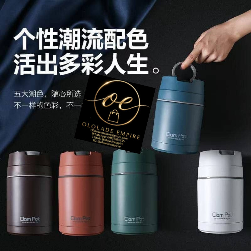 Clam Pot Insulated Thermal Food Jar